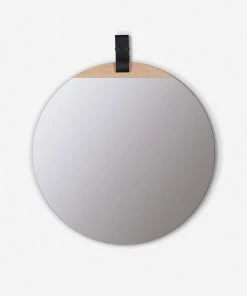 Lulu And Georgia Earth Tones Bernadette Round Mirror