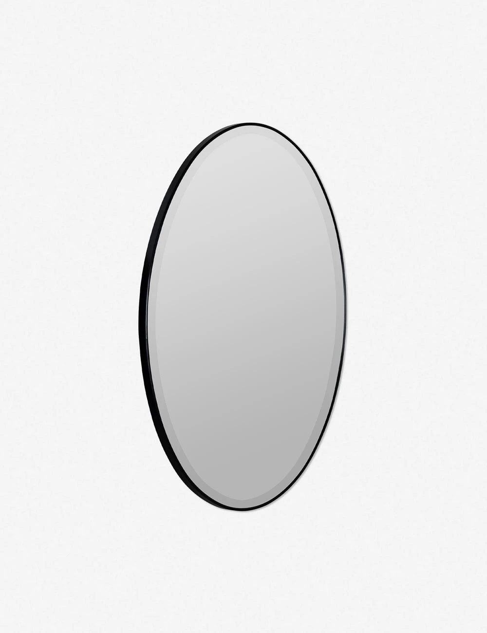 Lulu And Georgia Luke Oval Mirror, Black New 5 Lulu And Georgia Luke Oval Mirror, Black New
