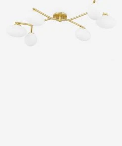 Lulu And Georgia Sculptural Solange Semi-Flush Mount Light 9 Lulu And Georgia Sculptural Solange Semi-Flush Mount Light