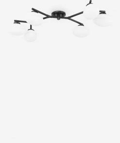 Lulu And Georgia Sculptural Solange Semi-Flush Mount Light