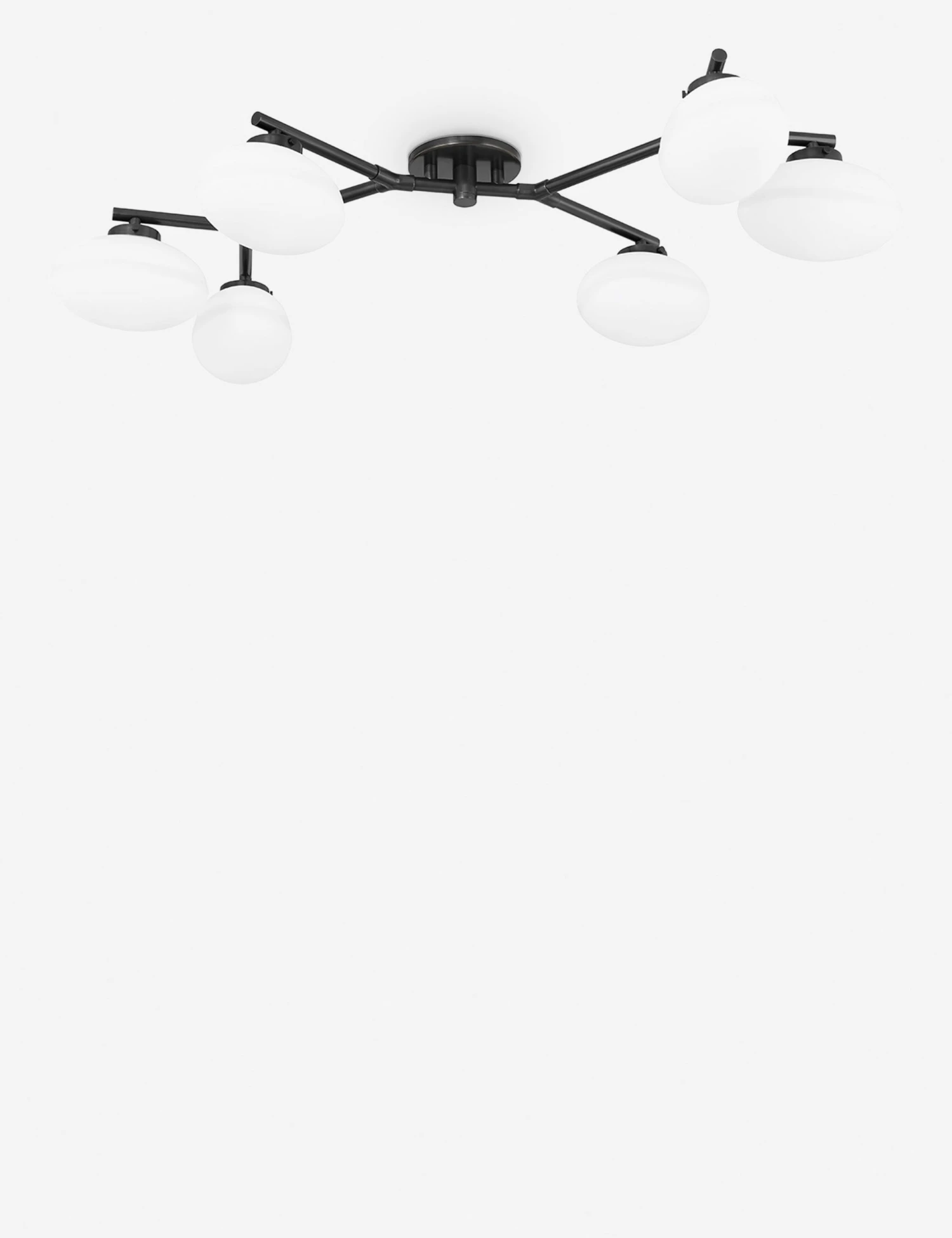 Lulu And Georgia Sculptural Solange Semi-Flush Mount Light 3 Lulu And Georgia Sculptural Solange Semi-Flush Mount Light