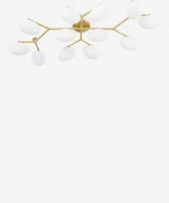 Lulu And Georgia Sculptural Solange Semi-Flush Mount Light 12 Lulu And Georgia Sculptural Solange Semi-Flush Mount Light