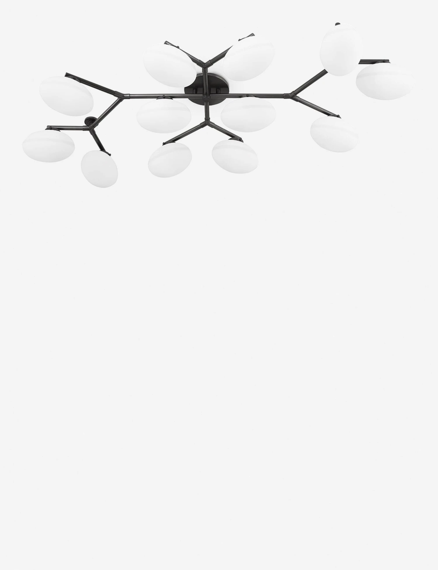 Lulu And Georgia Sculptural Solange Semi-Flush Mount Light 6 Lulu And Georgia Sculptural Solange Semi-Flush Mount Light