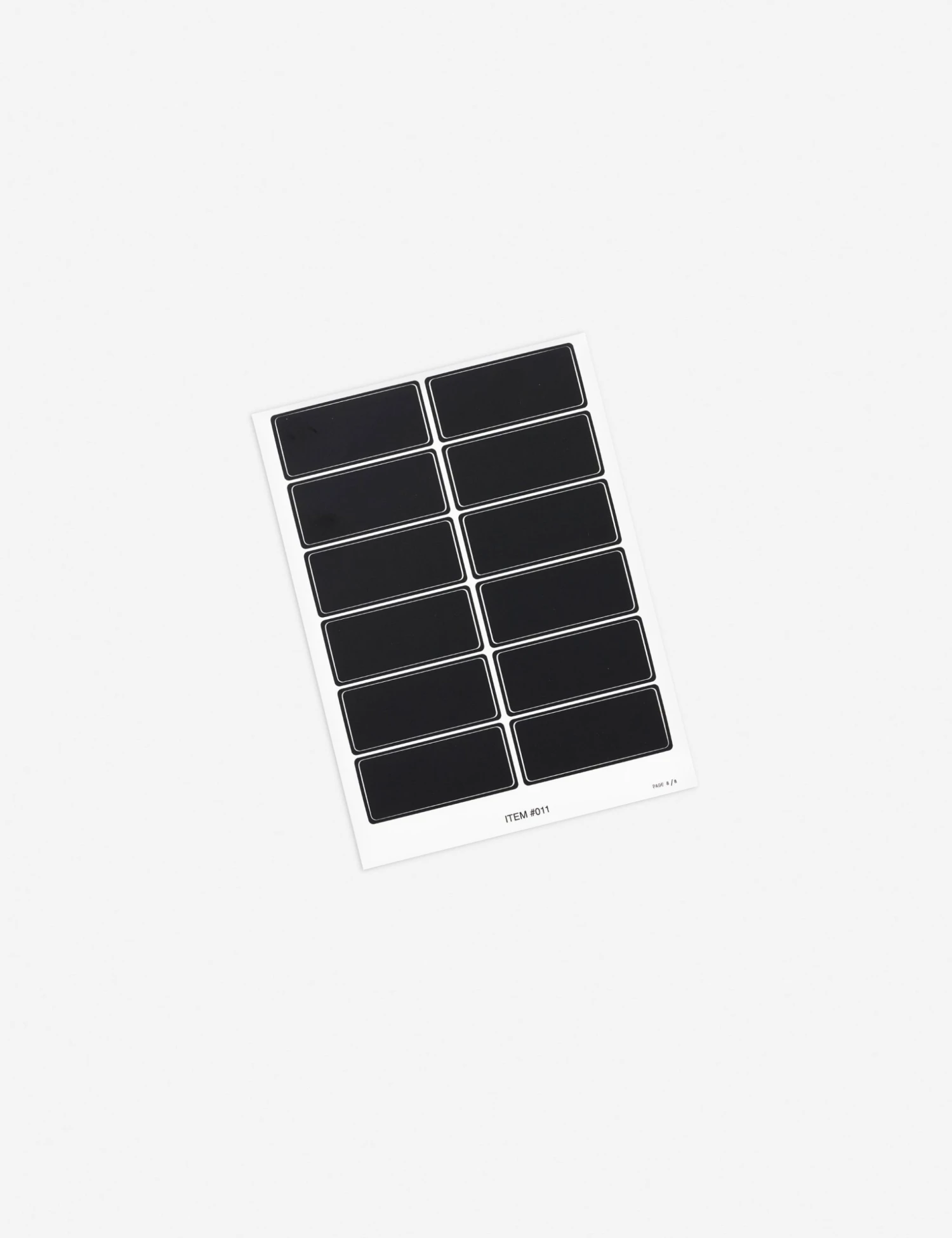 6600-12050_1.jpg Lulu And Georgia Organizing + Cleaning Blank Label Sheet (Set Of 2) By NEAT Method