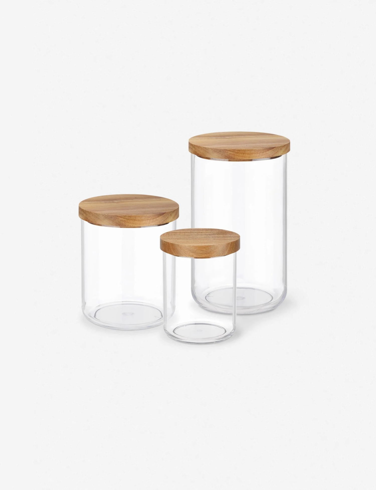 Lulu And Georgia Glass Jars (Set Of 3) By NEAT Method 6 Lulu And Georgia Glass Jars (Set Of 3) By NEAT Method
