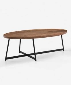 Lulu And Georgia Curved + Rounded Gweneth Oval Coffee Table