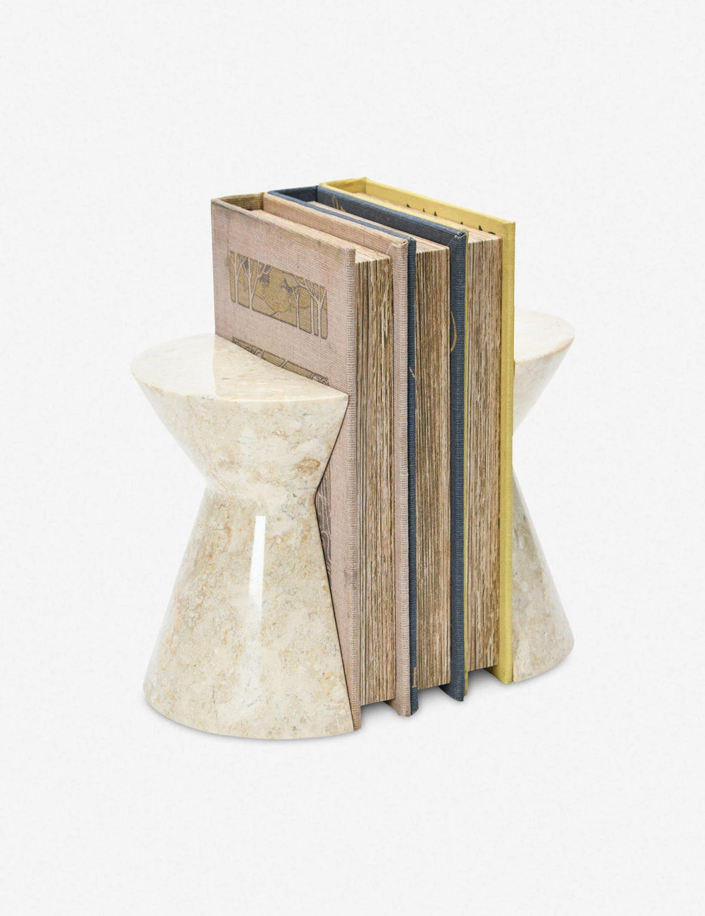 Lulu And Georgia Lucca Marble Bookends (Set Of 2) 3 Lulu And Georgia Lucca Marble Bookends (Set Of 2)