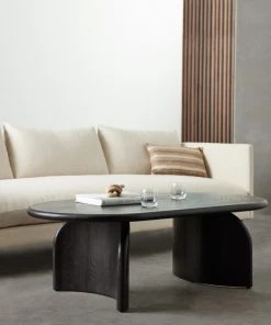 Lulu And Georgia New Ada Oval Coffee Table, Black