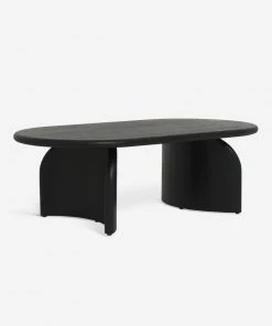 Lulu And Georgia New Ada Oval Coffee Table, Black