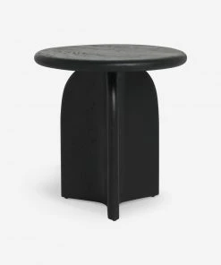 Lulu And Georgia Ada Round Side Table, Black