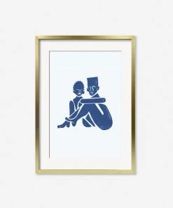 Lulu And Georgia 'Pair' Print By Adrian Brandon