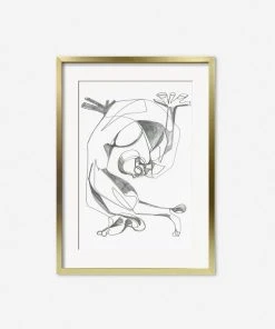 Lulu And Georgia Walls 'Stretch' Print By Adrian Brandon