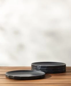 Lulu And Georgia Outdoor Collection Alfresco Bamboo Dinner Plates (Set Of 4)