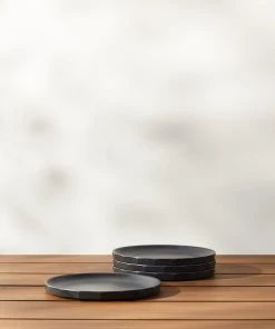 Lulu And Georgia Outdoor Collection Alfresco Bamboo Salad Plates (Set Of 4)