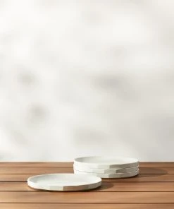 Lulu And Georgia Outdoor Collection Alfresco Bamboo Salad Plates (Set Of 4)