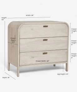 Lulu And Georgia Brooke 3-Drawer Dresser 31 Lulu And Georgia Brooke 3-Drawer Dresser