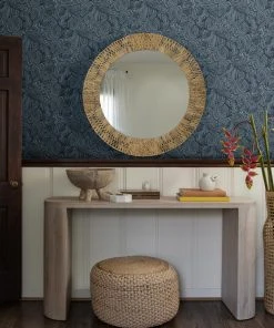 Lulu And Georgia Malene Barnett Kindred Collection Paquita Round Mirror