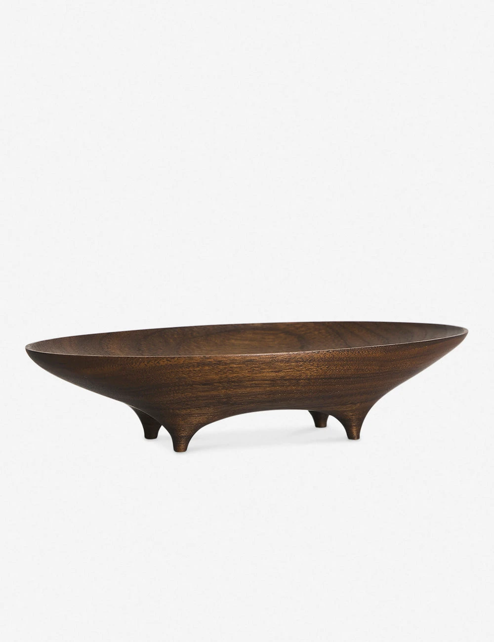 BlackWalnutOvalFootedVessel_5603.jpg Lulu And Georgia Black Walnut Oval Footed Vessel By Namu Home Goods