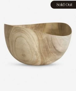 Lulu And Georgia Bleached Zelkova Wood With Wax Bowl By Namu Home Goods Spring Collection