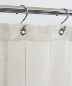 Lulu And Georgia Bolé Road Textiles Karo Shower Curtain, Sable