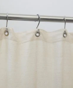 Lulu And Georgia Bolé Road Textiles Omo Shower Curtain, Azure 8 Lulu And Georgia Bolé Road Textiles Omo Shower Curtain, Azure