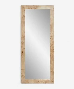 Lulu And Georgia Bree Burl Wood Floor Mirror