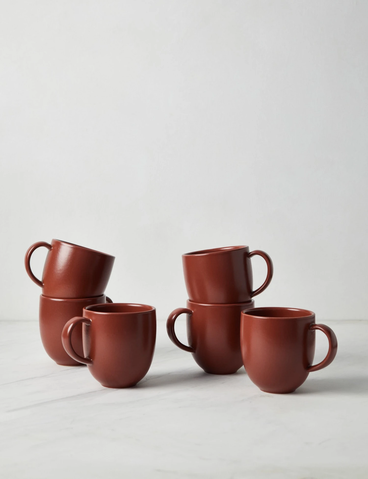 CasafinaPacificaMugs_Cayenne_Setof6_2916.jpg Lulu And Georgia Artful Proportions Collection Pacifica Mugs (Set Of 6) By Casafina