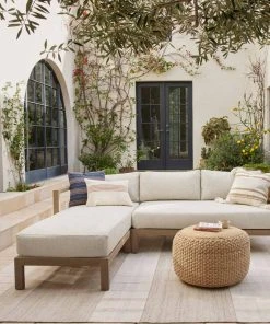 Lulu And Georgia Malene Barnett Kindred Collection Vela Pouf