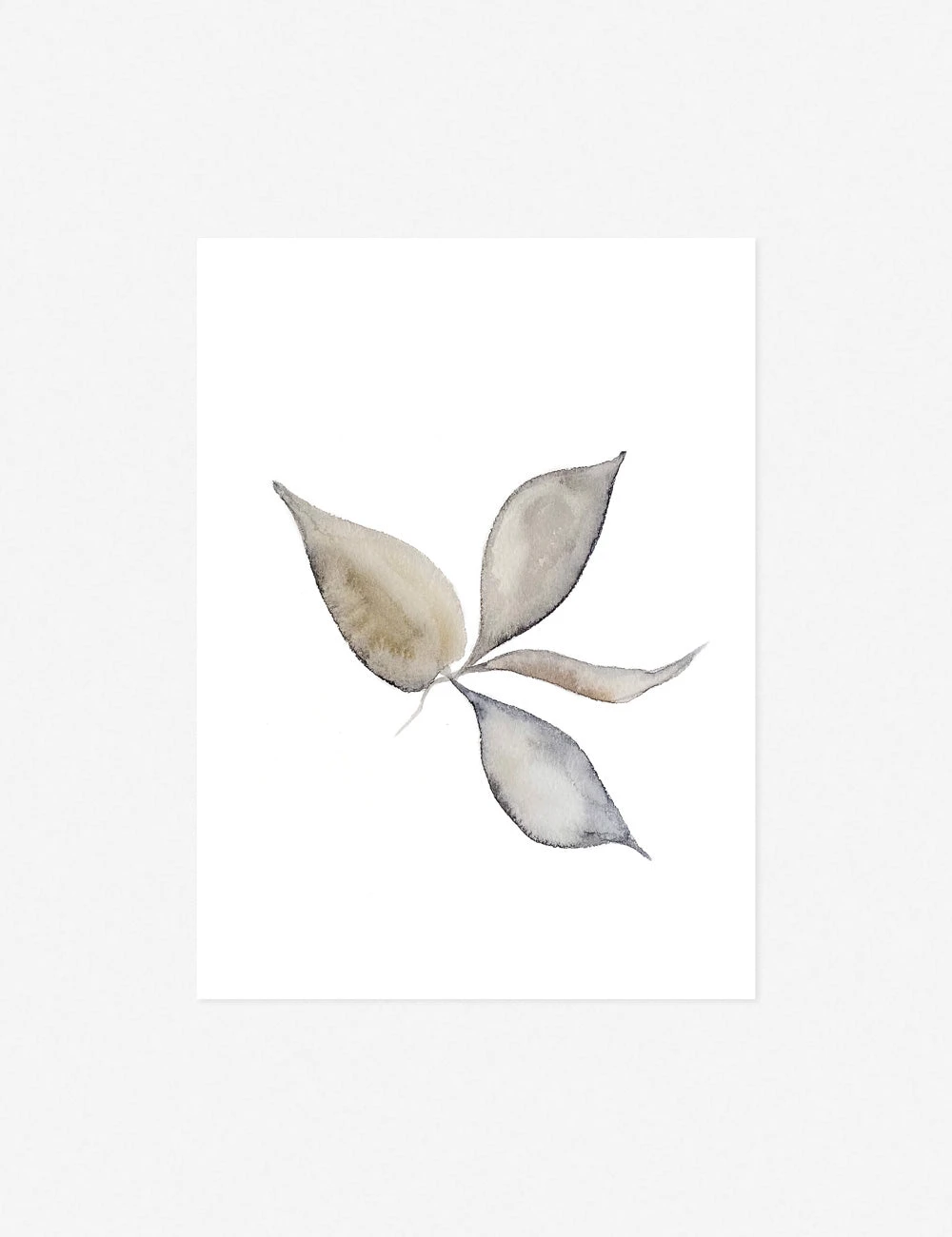 CelineFaded-Leavesunframed.jpg Lulu And Georgia Muted Pastels 'Faded Leaves' Print By Céline Nordenhed