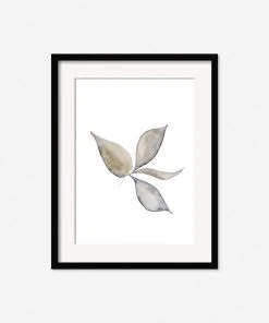 Lulu And Georgia Muted Pastels 'Faded Leaves' Print By Céline Nordenhed