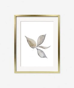 Lulu And Georgia Muted Pastels 'Faded Leaves' Print By Céline Nordenhed