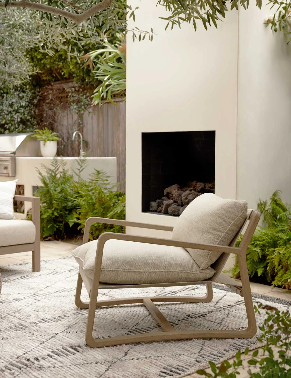 ChairVignette_16936_-SITECROP.jpg Lulu And Georgia Nunelle Indoor / Outdoor Accent Chair Outdoor Collection