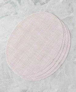 Lulu And Georgia Chilewich Mini Basketweave Oval Placemat (Set Of 4) Outdoor Collection 4 Lulu And Georgia Chilewich Mini Basketweave Oval Placemat (Set Of 4) Outdoor Collection