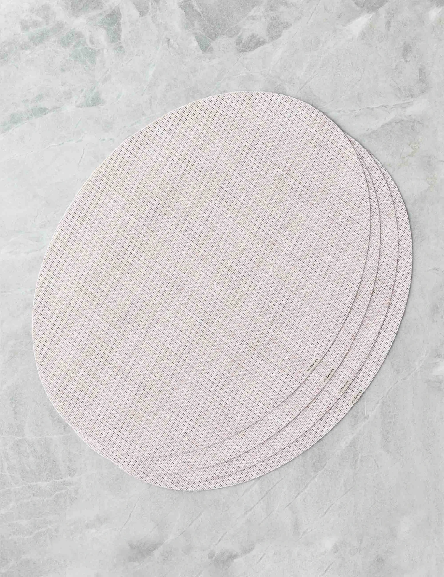 ChilewichMiniBasketweaveOvalPlacemat_Blush_Setof4_0807.jpg Lulu And Georgia Chilewich Mini Basketweave Oval Placemat (Set Of 4) Outdoor Collection
