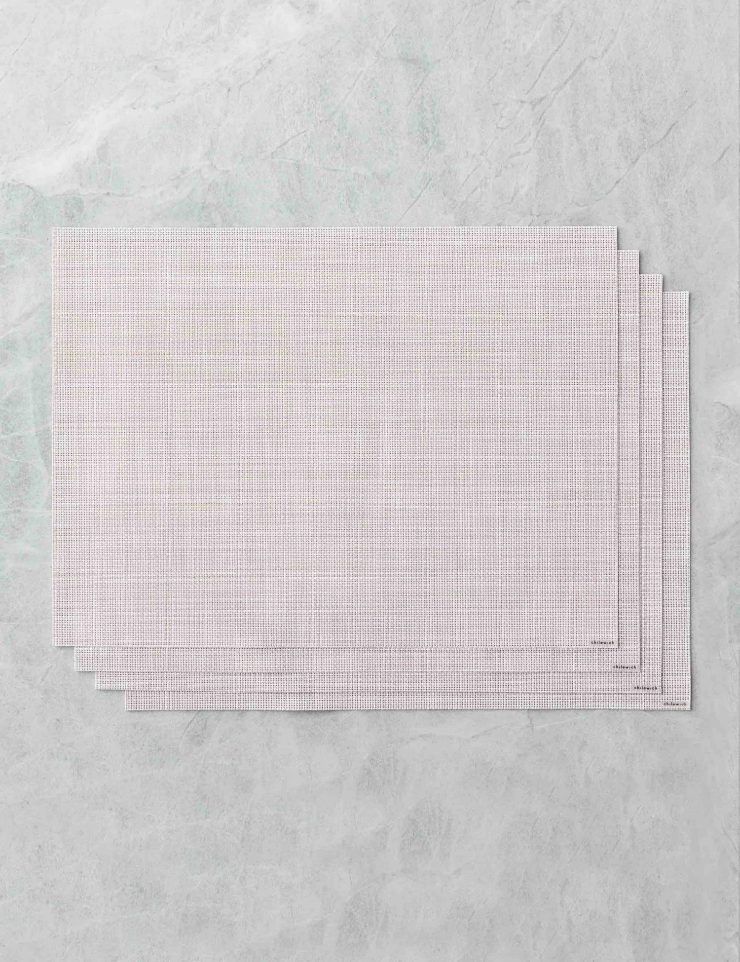 ChilewichMiniBasketweaveRectanglePlacemat_Blush_0936.jpg Lulu And Georgia Outdoor Collection Chilewich Mini Basketweave Rectangle Placemat (Set Of 4)