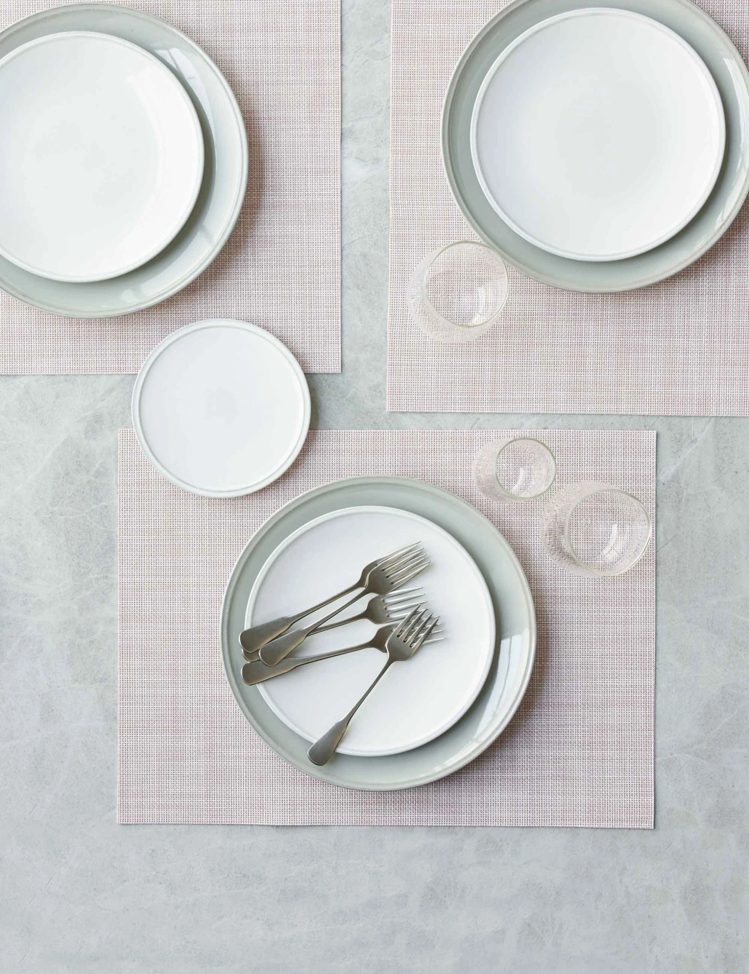 ChilewichMiniBasketweaveRectanglePlacemat_Blush_0941.jpg Lulu And Georgia Outdoor Collection Chilewich Mini Basketweave Rectangle Placemat (Set Of 4)