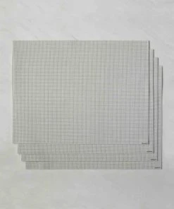 Lulu And Georgia Outdoor Collection Chilewich Mini Basketweave Rectangle Placemat (Set Of 4)