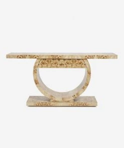 Lulu And Georgia New Chloe Burl Wood Console Table