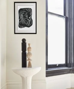 Lulu And Georgia 'Hold' Print By Adrian Brandon Walls