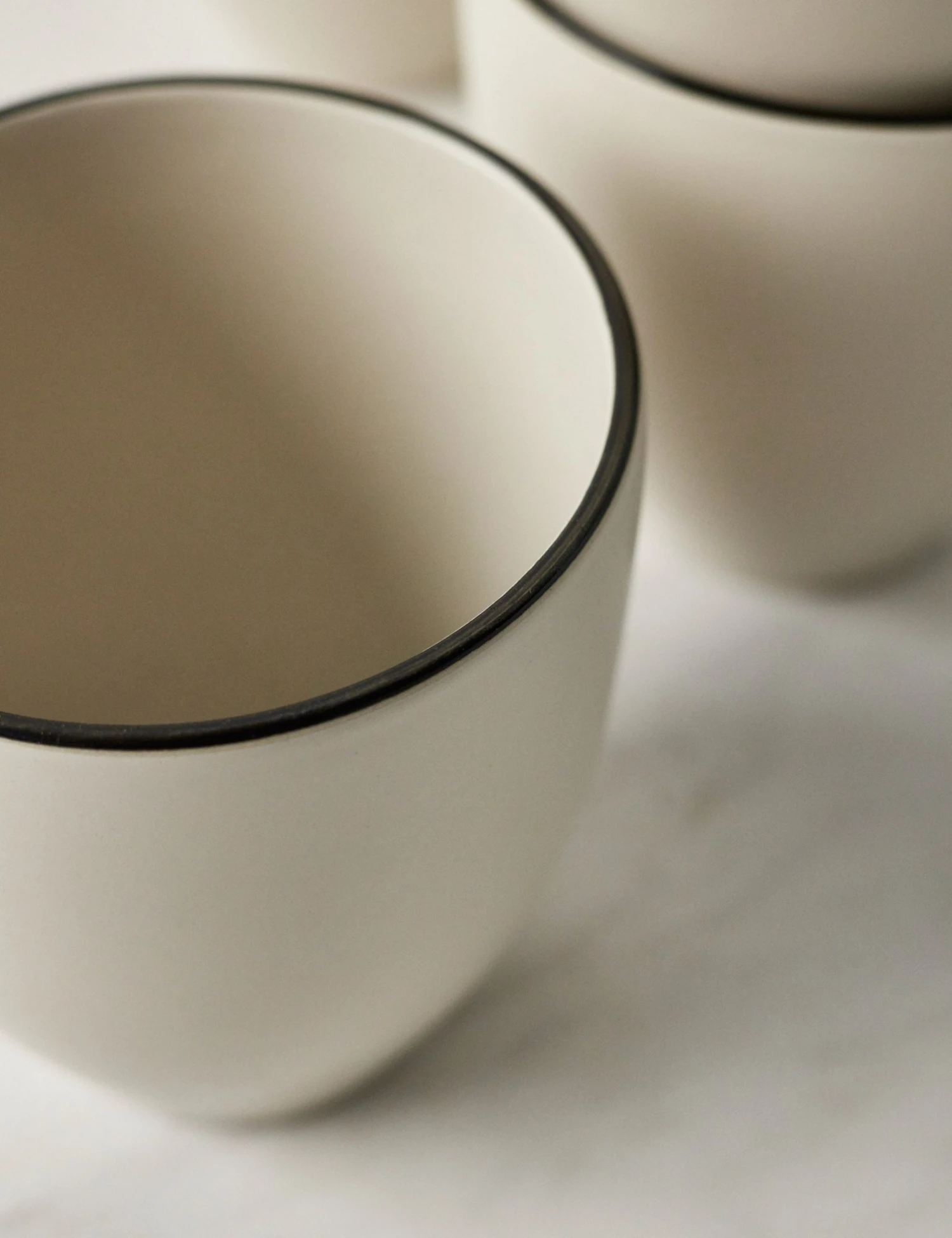 CostaNovaAugustaMugs_Natural-Black_Setof6_3007.jpg Lulu And Georgia Augusta Mugs (Set Of 6), Natural/Black By Costa Nova Artful Proportions Collection