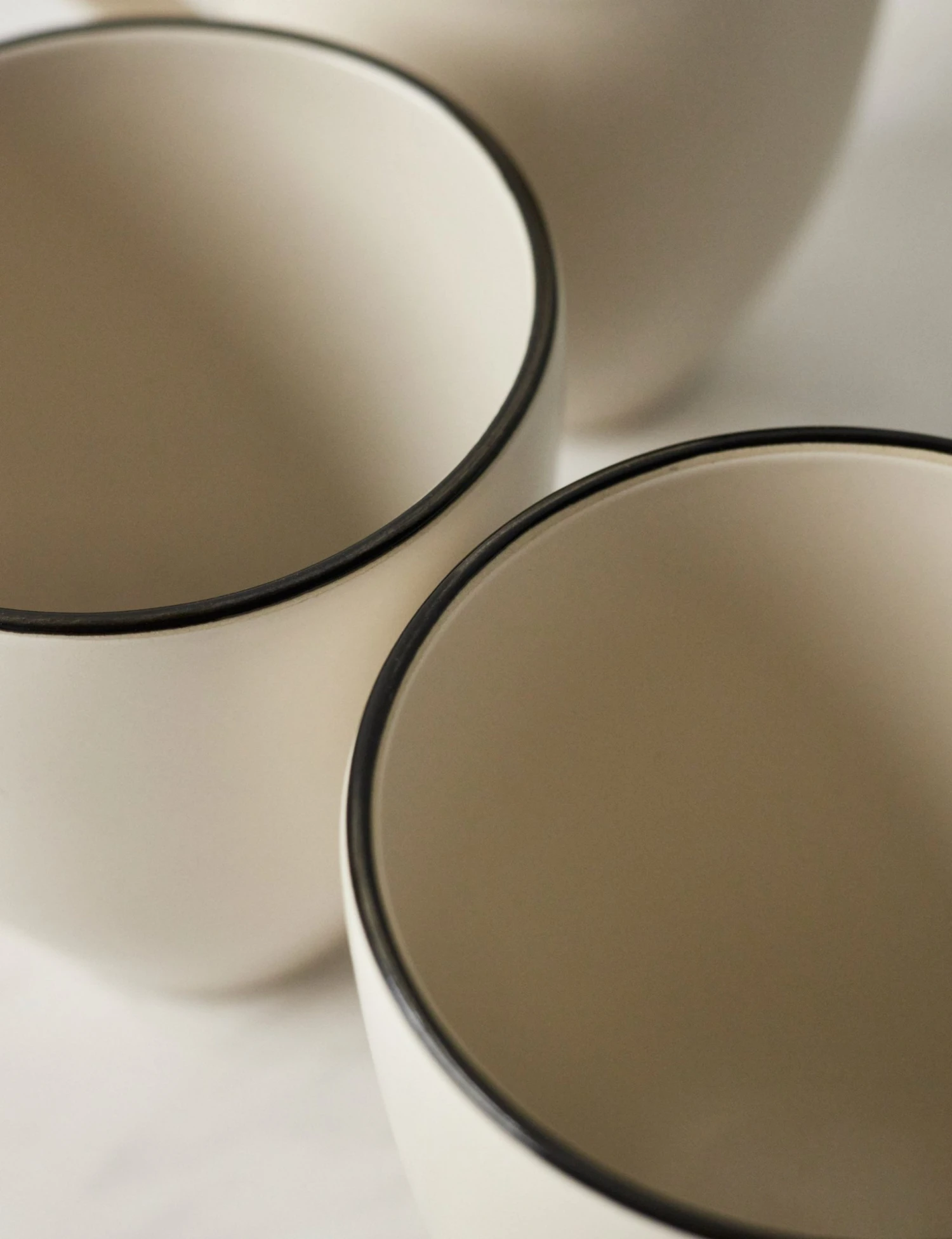 CostaNovaAugustaMugs_Natural-Black_Setof6_3012.jpg Lulu And Georgia Augusta Mugs (Set Of 6), Natural/Black By Costa Nova Artful Proportions Collection