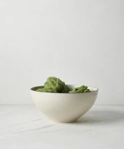 Lulu And Georgia Augusta Serving Bowl, Natural/Black By Costa Nova Artful Proportions Collection