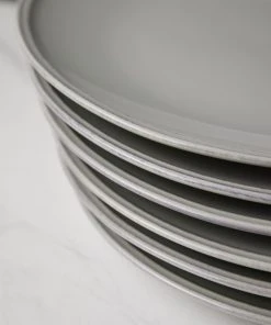 Lulu And Georgia Kitchen + Dining Friso Dinner Plates (Set Of 6) By Costa Nova