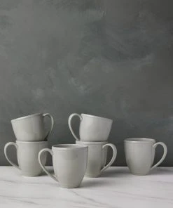 Lulu And Georgia Friso Mugs (Set Of 6) By Costa Nova