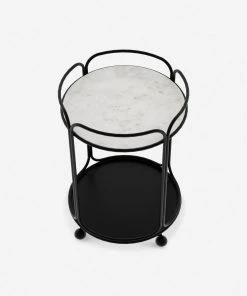 Lulu And Georgia Nathalie Round Bar Cart