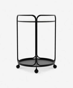 Lulu And Georgia Nathalie Round Bar Cart