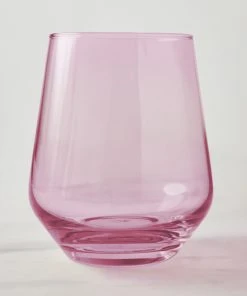 Lulu And Georgia Muted Pastels Estelle Stemless Wine Glass (Set Of 2) 10 Lulu And Georgia Muted Pastels Estelle Stemless Wine Glass (Set Of 2)