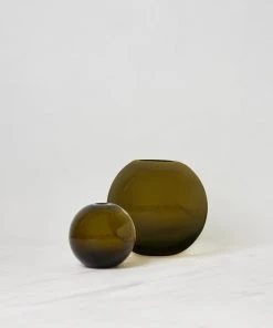 Lulu And Georgia Mossy Greens Hawkins New York Aurora Sphere Vase 18 Lulu And Georgia Mossy Greens Hawkins New York Aurora Sphere Vase