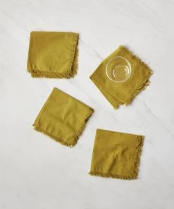 Lulu And Georgia Hawkins New York Essential Cotton Cocktail Napkins (Set Of 4) 4 Lulu And Georgia Hawkins New York Essential Cotton Cocktail Napkins (Set Of 4)