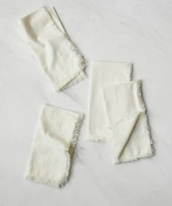 Lulu And Georgia Hawkins New York Essential Cotton Dinner Napkins (Set Of 4)